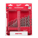 Milwaukee Drill Bits Milwaukee Thunderweb 19 Pieces HSS-G Metal Drill Bit Set - 4932493869