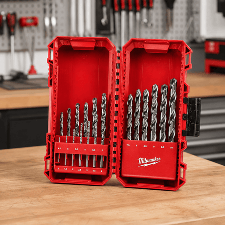 Milwaukee Drill Bits Milwaukee Thunderweb 19 Pieces HSS-G Metal Drill Bit Set - 4932493869
