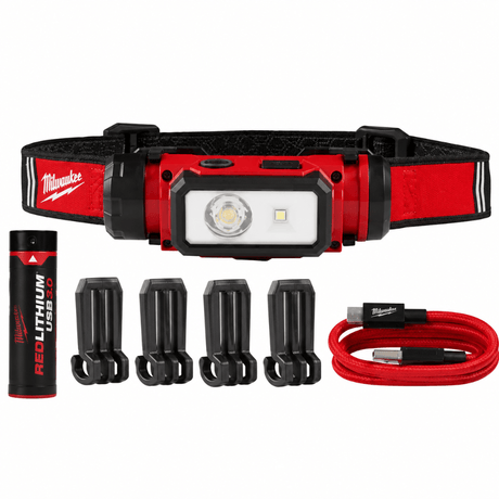 Milwaukee Outdoor Lighting Milwaukee USB Rechargeable Headlamp 600 Lumens – L4HL2-301