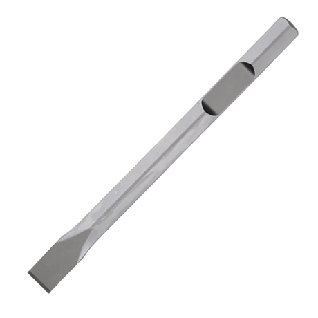 Milwaukee Chisels Files Planes & Punches Milwaulkee Hex Flat Chisel 28x400x32mm - 4932459775