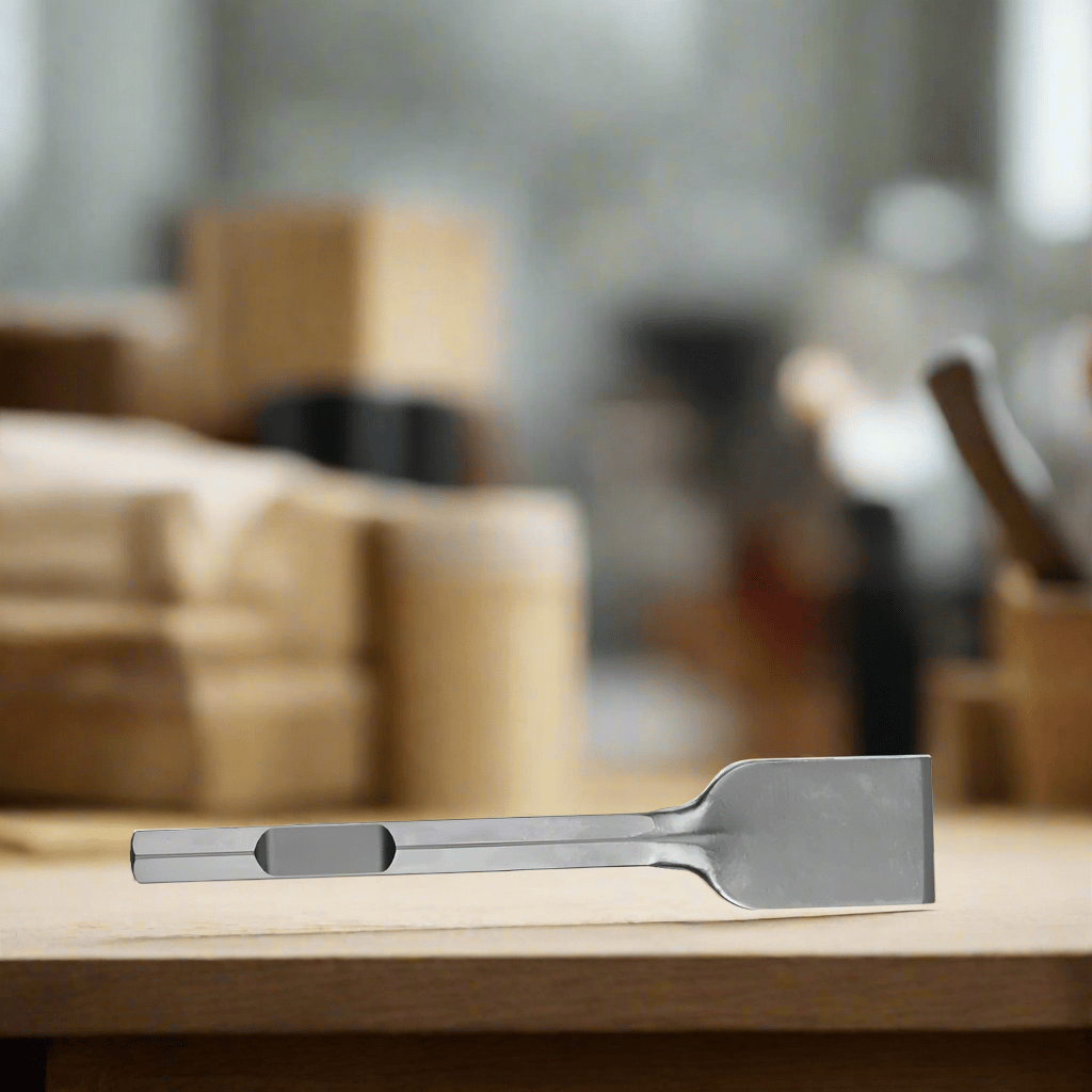 Milwaukee Chisels Files Planes & Punches Milwaulkee Hex Flat Wide Chisel 28x400x80mm - 4932459776