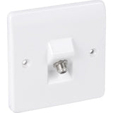 MK Electric Switches & Sockets MK Electric 1-Gang Satellite F-Type Socket