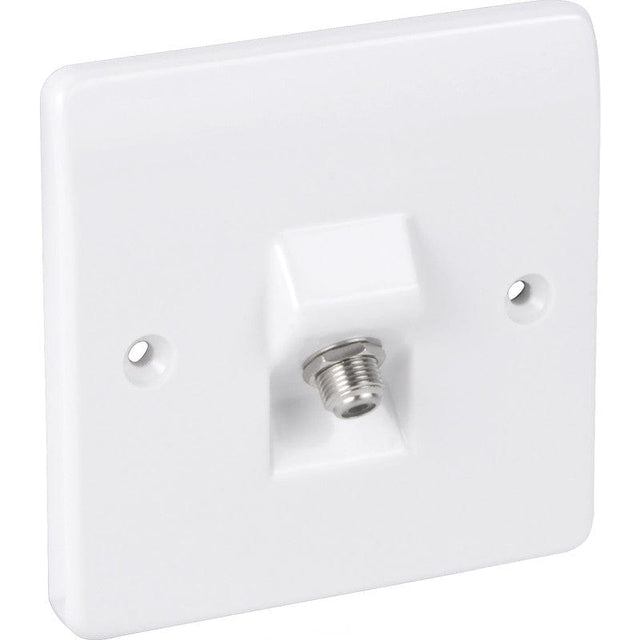 MK Electric Switches & Sockets MK Electric 1-Gang Satellite F-Type Socket