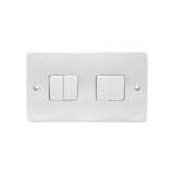 MK Electric Switches & Sockets MK Electric 10A 4-Gang 2-Way Light Switch