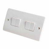 MK Electric Switches & Sockets MK Electric 10A 4-Gang 2-Way Light Switch