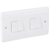 MK Electric Switches & Sockets MK Electric 10A 4-Gang 2-Way Light Switch