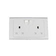 MK Electric Switches & Sockets MK Electric 13A Double 2-Gang Socket