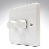 MK Electric Switches & Sockets MK Electric Dimmer Switch 2-Gang 2-Way