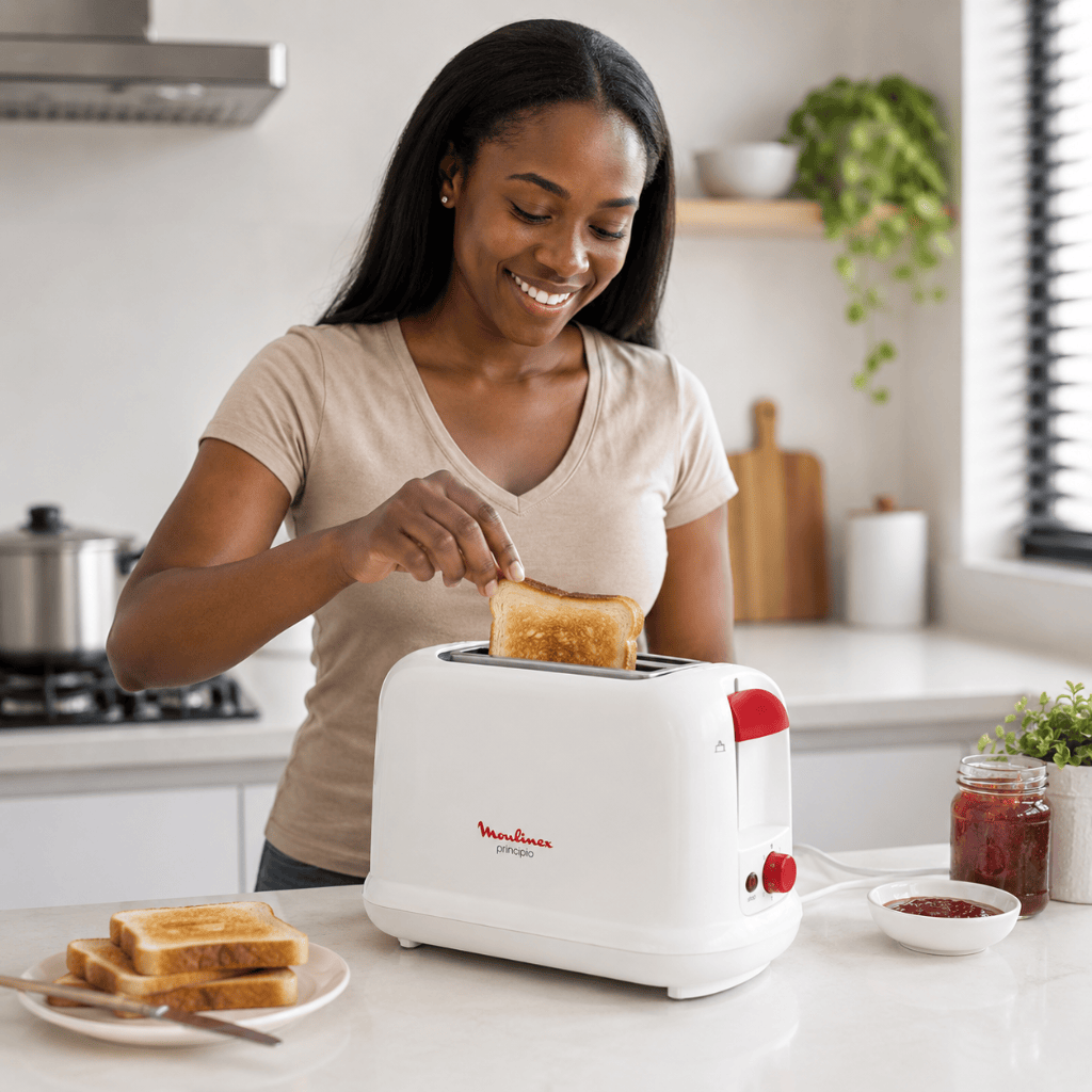 Moulinex Kitchen Appliance Moulinex Principio 2-Slice Toaster 850W – LT160111