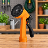 Multi-pattern spray nozzle on a workshop table