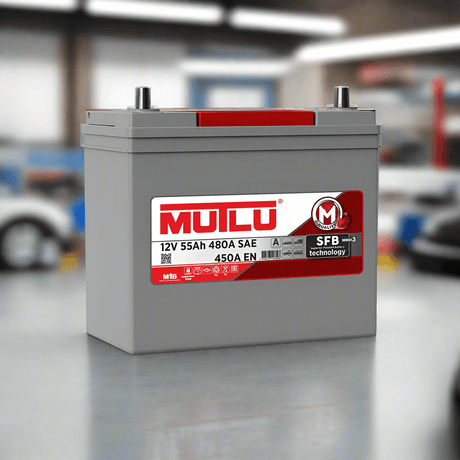 Mutlu Automotive Batteries Mutlu 13 Plate Car Battery 55AH
