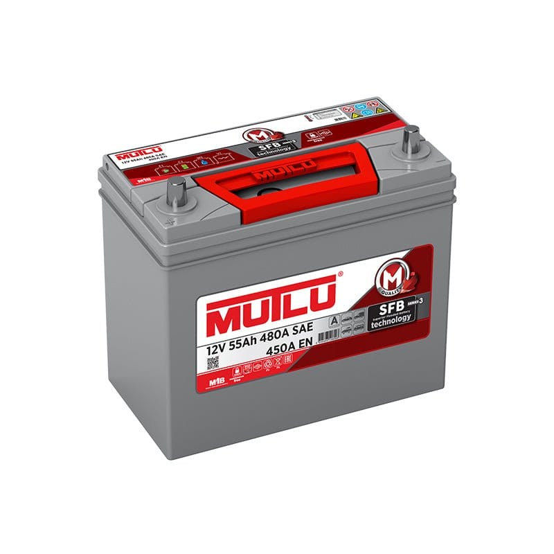 Mutlu Automotive Batteries Mutlu 13 Plate Car Battery 55AH