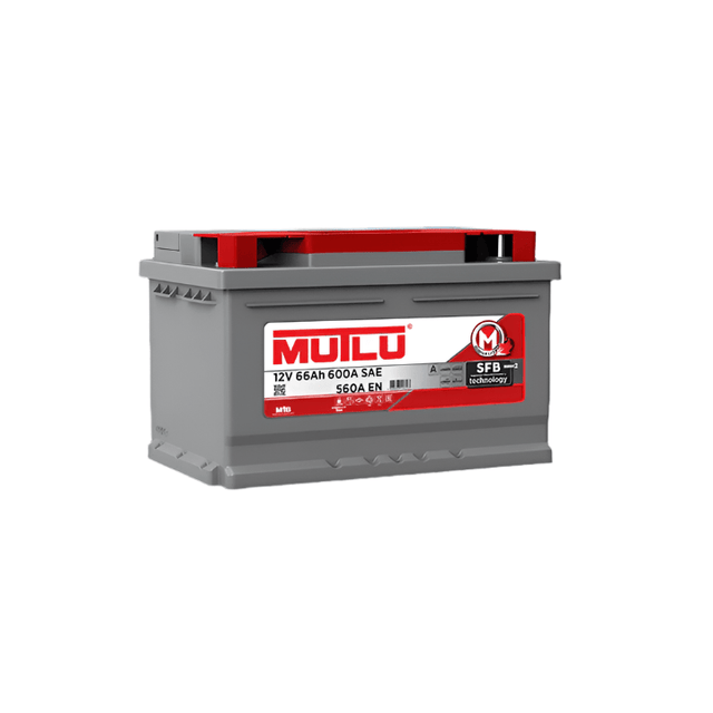 Mutlu Automotive Batteries Mutlu 13 Plate Car Battery 66AH