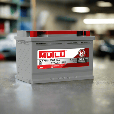 Mutlu Automotive Batteries Mutlu 15 Plate Car Battery 75AH