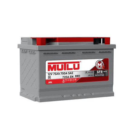 Mutlu Automotive Batteries Mutlu 15 Plate Car Battery 75AH