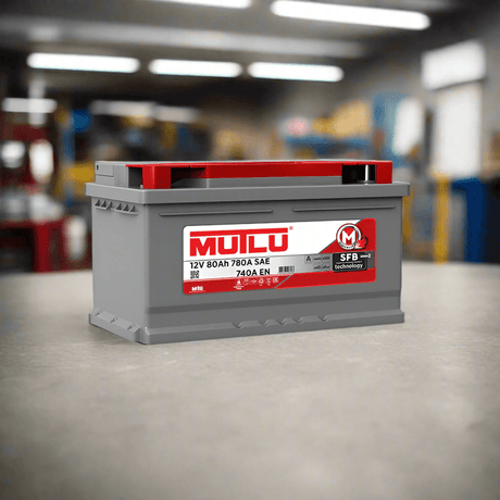 Mutlu Automotive Batteries Mutlu 17 Plate Car Battery 88AH