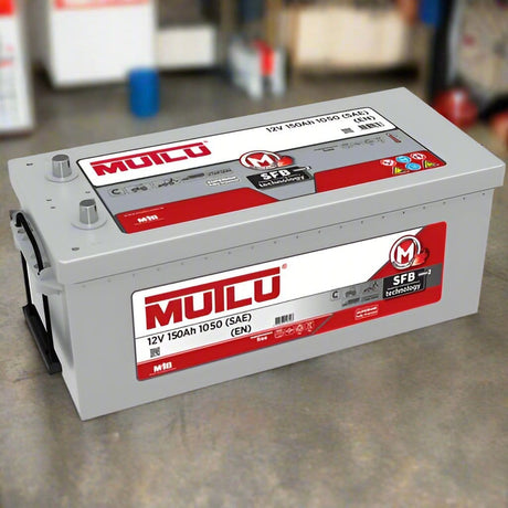 Mutlu Automotive Batteries Mutlu 25 Plate Heavy Duty Car Battery 150AH