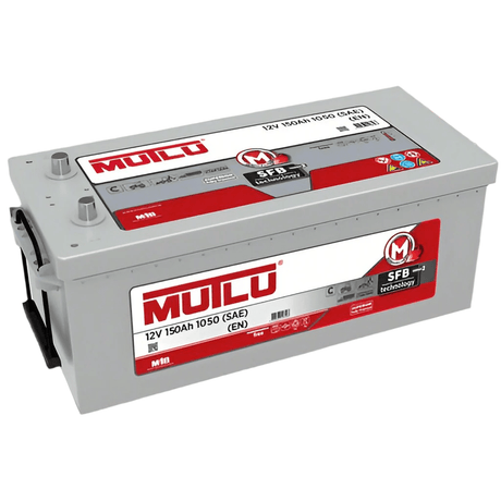 Mutlu Automotive Batteries Mutlu 25 Plate Heavy Duty Car Battery 150AH