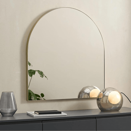 Nate bathroom Shower Caddy & Mirror Arched Bathroom Mirror 60 x 45cm