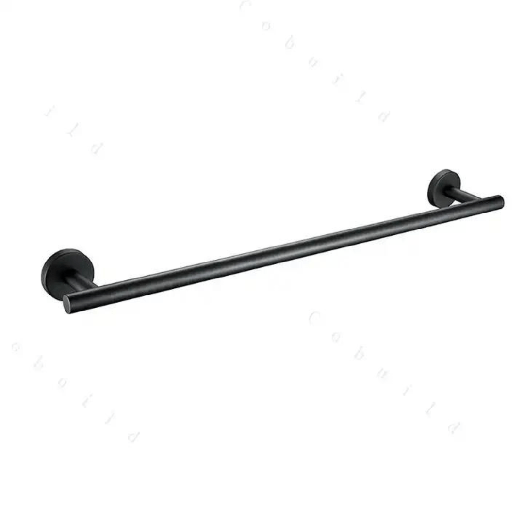 Black towel rail 300mm sale