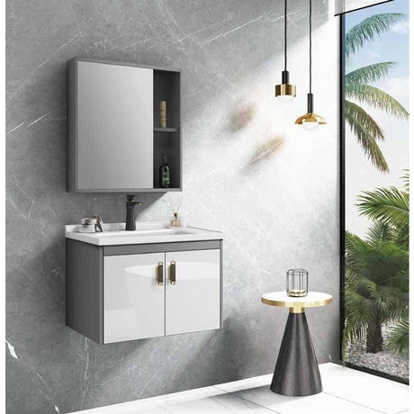 Nate bathroom Bathroom Vanity & Cabinets Bathroom Luxury 60cm Wall-Mounted Vanity Cabinet with Mirror - WK-K-9135B