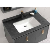 Nate bathroom Bathroom Vanity & Cabinets Bathroom Luxury 60cm Wall-Mounted Vanity Cabinet with Mirror - WK-K-9631