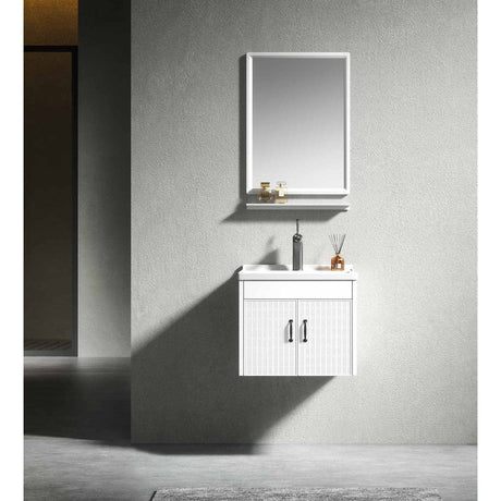 Nate bathroom Bathroom Vanity & Cabinets Bathroom Luxury 60cm Wall-Mounted Vanity Cabinet with Mirror - WK-K-9922