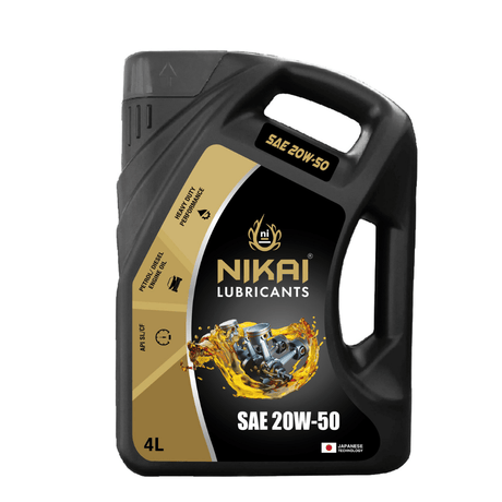 Nikai Engine Oils & Vehicle Fluids Nikai 4L Mineral Engine Oil for Petrol & Light-Duty Diesel Engines with API SL/CF Performance - 20W50