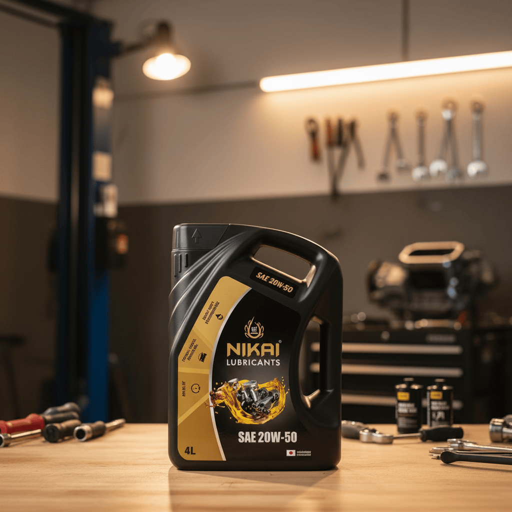 Nikai Engine Oils & Vehicle Fluids Nikai 4L Mineral Engine Oil for Petrol & Light-Duty Diesel Engines with API SL/CF Performance - 20W50