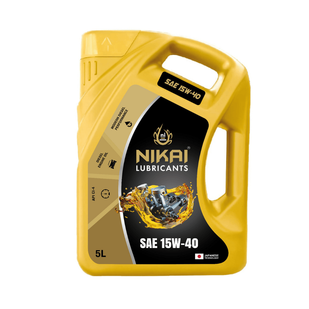 Nikai Engine Oils & Vehicle Fluids Nikai 5L Mineral Heavy-Duty Diesel Engine Oil with API CI-4 Performance for Trucks, Generators and Industrial Equipment - 15W-40