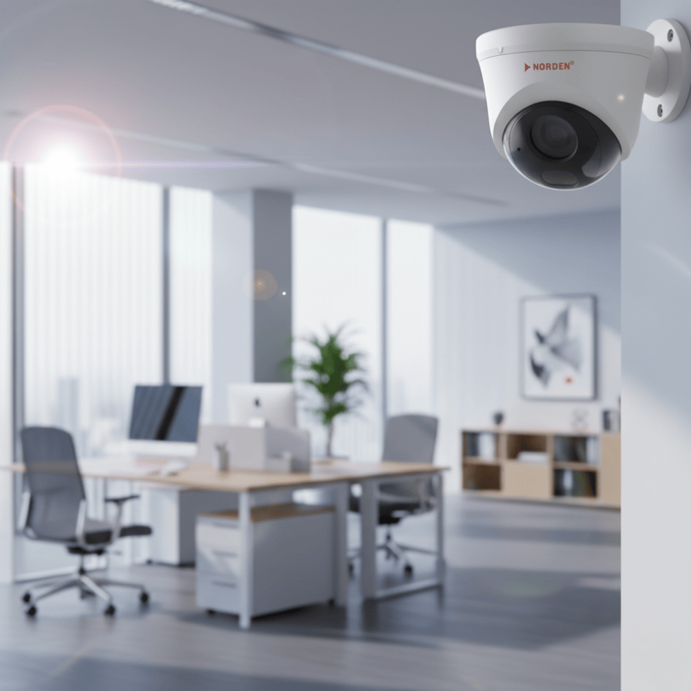 Norden Security & Surveillance Systems Norden 2MP Fixed Compact Dome Camera - ENV-HCD5F-30R-55
