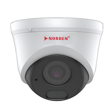 Norden Security & Surveillance Systems Norden 4MP Fixed Compact Dome Camera - ENV-HCD7F-30R-55