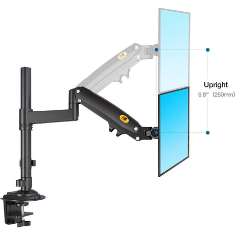 North Bayou Home Accessories NB North Bayou Full Motion Swivel Dual Monitor Desk Mount Stand - H180