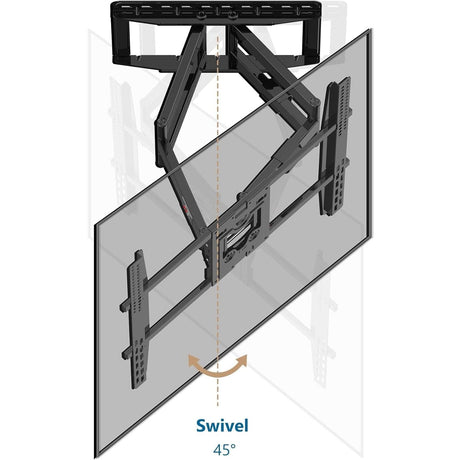 North Bayou Home Accessories NB North Bayou Heavy Duty TV Wall Mount with Double Arms Articulating Swivel - SP5