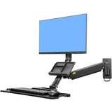 North Bayou Home Accessories NB North Bayou Strut Sit & Stand Monitor TV Wall Mount Bracket Laptop Workstation - MC32-B