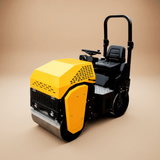 NRG Construction Equipment NRG 1000KG Diesel Double Ride-On Drum Roller 13HP - AL-900