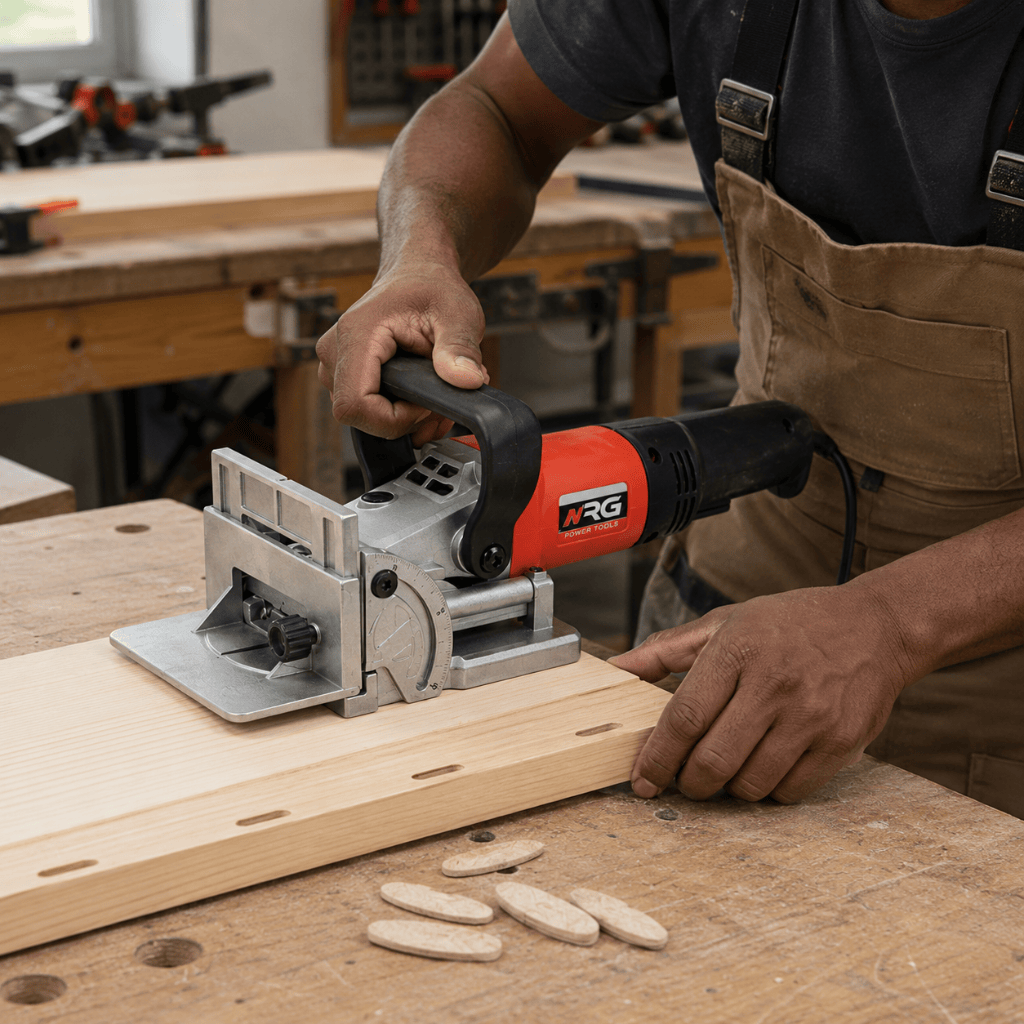 NRG Planer & Joiner NRG 100mm Biscuit Jointer 850W - GFF22B