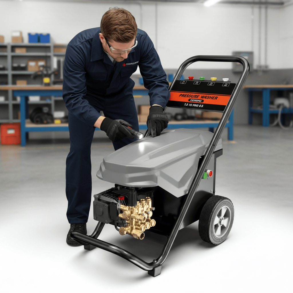 NRG Pressure Washer NRG 120 Bar Electric Pressure Washer with Total Stop System 3000W - LT-19MB-TS