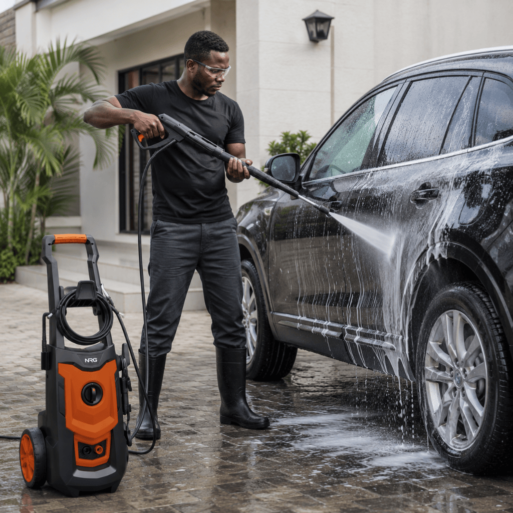 NRG Pressure Washer NRG 120 Bar High Pressure Washer 1600W - NPW120