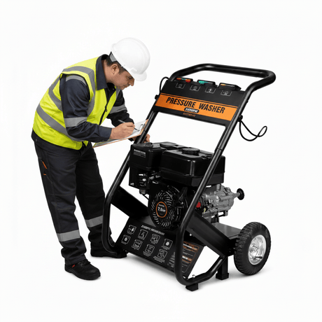 NRG Pressure Washer NRG 150 Bar Gasoline Pressure Washer with 6.5HP Engine and 4 Quick-Connect Nozzles - LT-8.7/12A