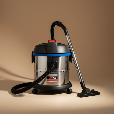 NRG Steam & Vacuum Cleaner NRG 15L Silent Mode Stainless Steel Wet & Dry Vacuum Cleaner 1000W - HT-15J