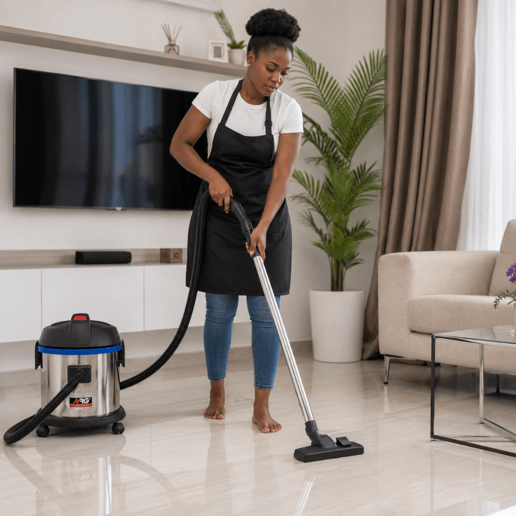 NRG Steam & Vacuum Cleaner NRG 15L Silent Mode Stainless Steel Wet & Dry Vacuum Cleaner 1000W - HT-15J