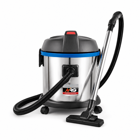 NRG Steam & Vacuum Cleaner NRG 15L Silent Mode Stainless Steel Wet & Dry Vacuum Cleaner 1000W - HT-15J