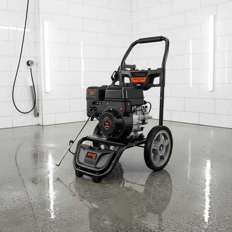 NRG Pressure Washer NRG 160 Bar Gasoline Pressure Washer with 7HP Engine, 7.5L/min Flow Rate and Low-Oil Sensor - NPPW160