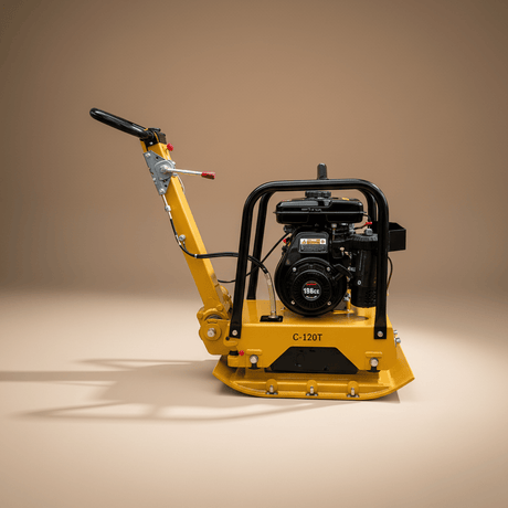 NRG Construction Equipment NRG 170KG Gasoline Reversible Plate Compactor 9HP - HBZ-160