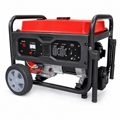 NRG Generators NRG 2.8kW Gasoline Generator with Electric Key Start and 15L Fuel Tank - LT3600EN-9
