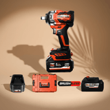 NRG Impact Wrench & Driver NRG 20V Brushless Cordless Impact Wrench Kit 1/2" with 2×5.0Ah Batteries - NBIW20V-502