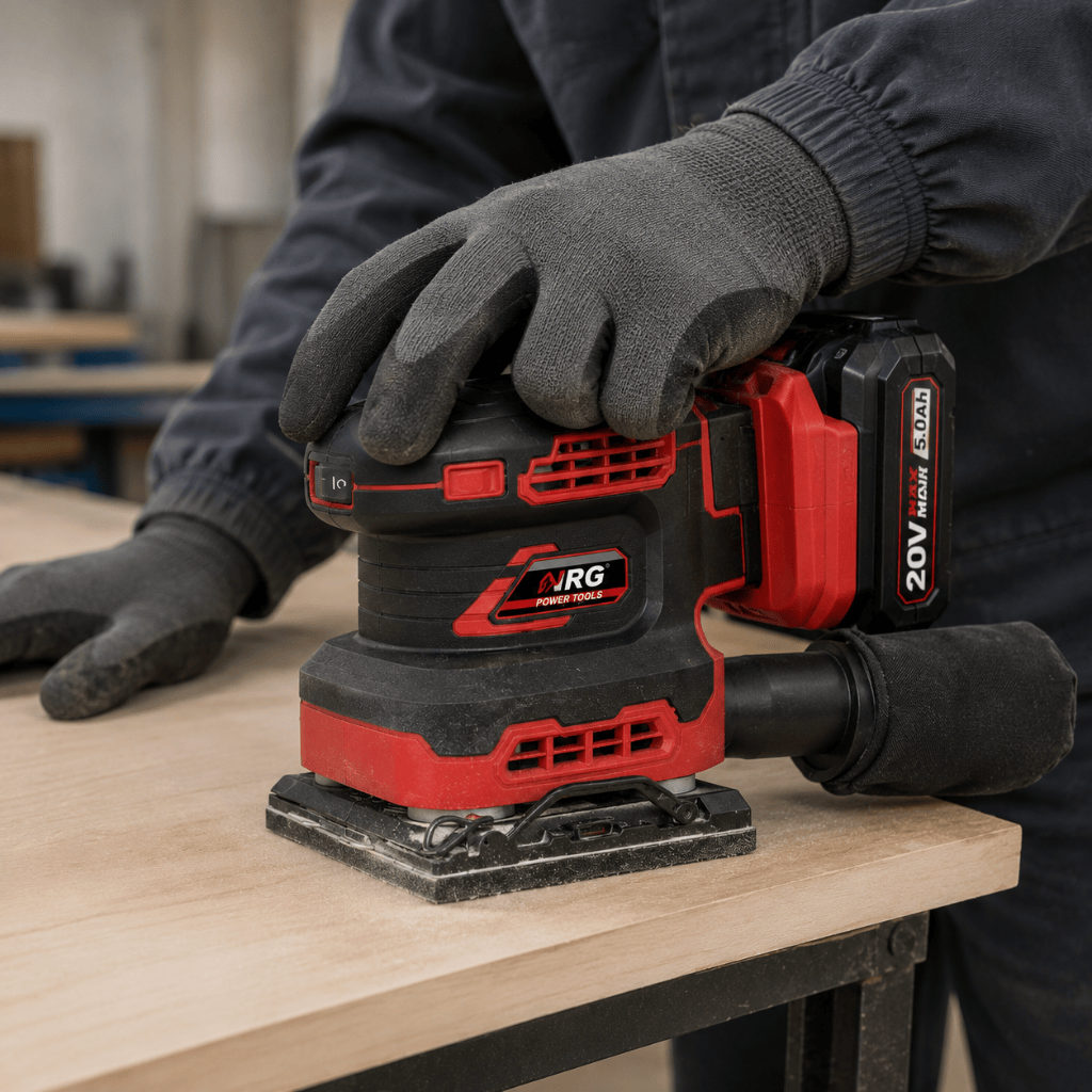 NRG Sander NRG 20V Brushless Cordless Sander 110×100mm Zero Version - NBS20V-0