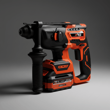 NRG Drill NRG 20V Brushless Cordless SDS-Plus Rotary Hammer 26mm Zero Version - NBRH20VG2-0