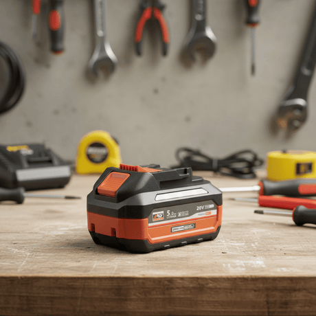 NRG Batteries & Chargers NRG 20V G2 5.0Ah Lithium-Ion Battery Pack for Compatible NRG Cordless Tools - N20VB5.0G2